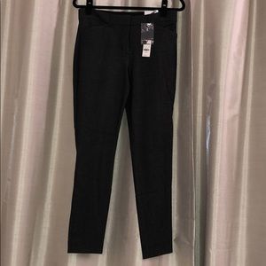 Express skinny mid rise stretch plus grey trousers